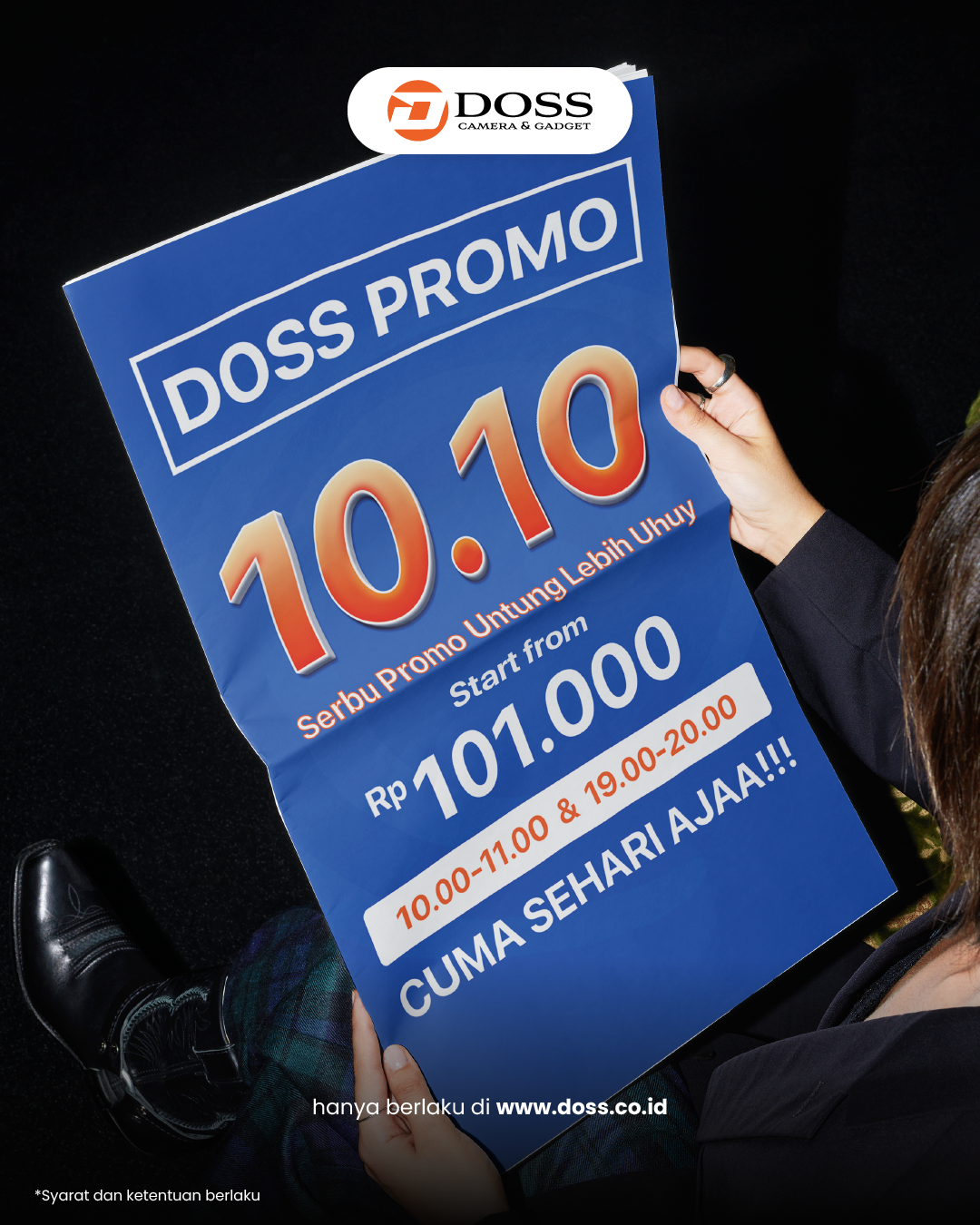 DOSS 10.10 Promo: Serbu Promo Untung Lebih Uhuy, Cuma Sehari Aja