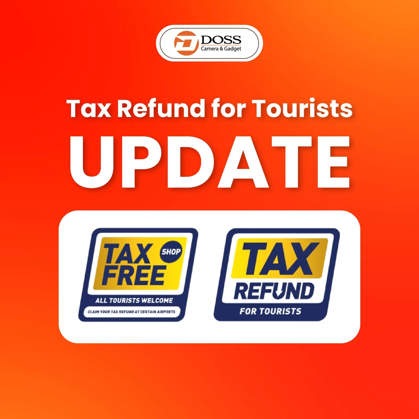 Shopping is even more fun at DOSS because there is a Tax Refund Program in Indonesia for foreign tourists