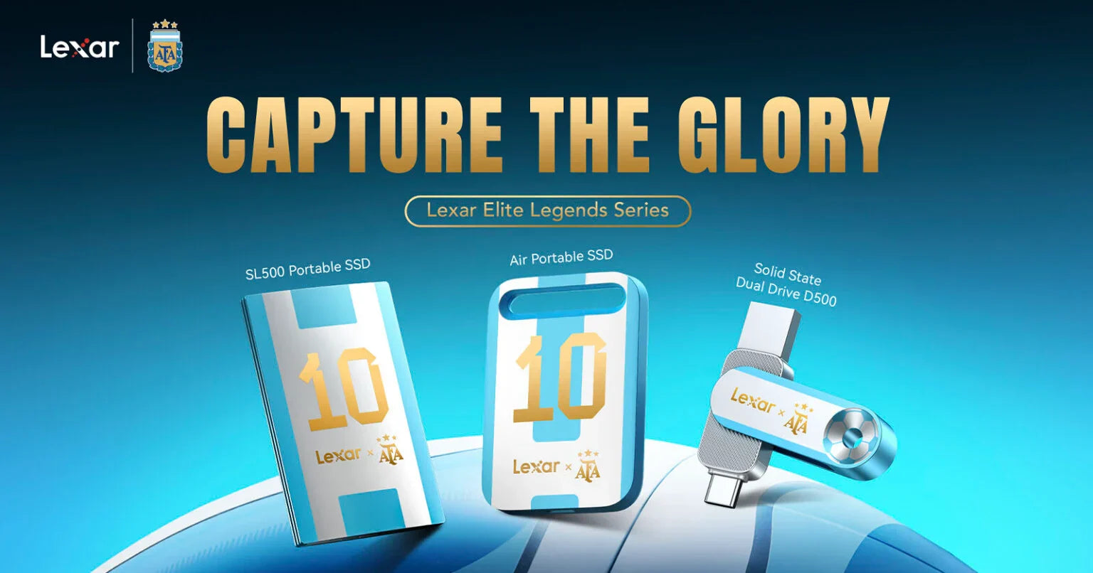 Lexar Rilis SSD dan Flash Drive Edisi Timnas Argentina, Cocok Buat Fans Bola dan Content Creator