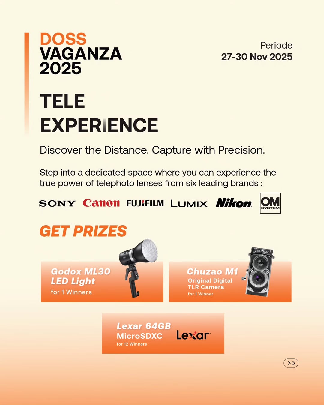 Mau Godox ML30 LED Light? Yuk Ikutan Tele Experience di DOSS Vaganza 2025
