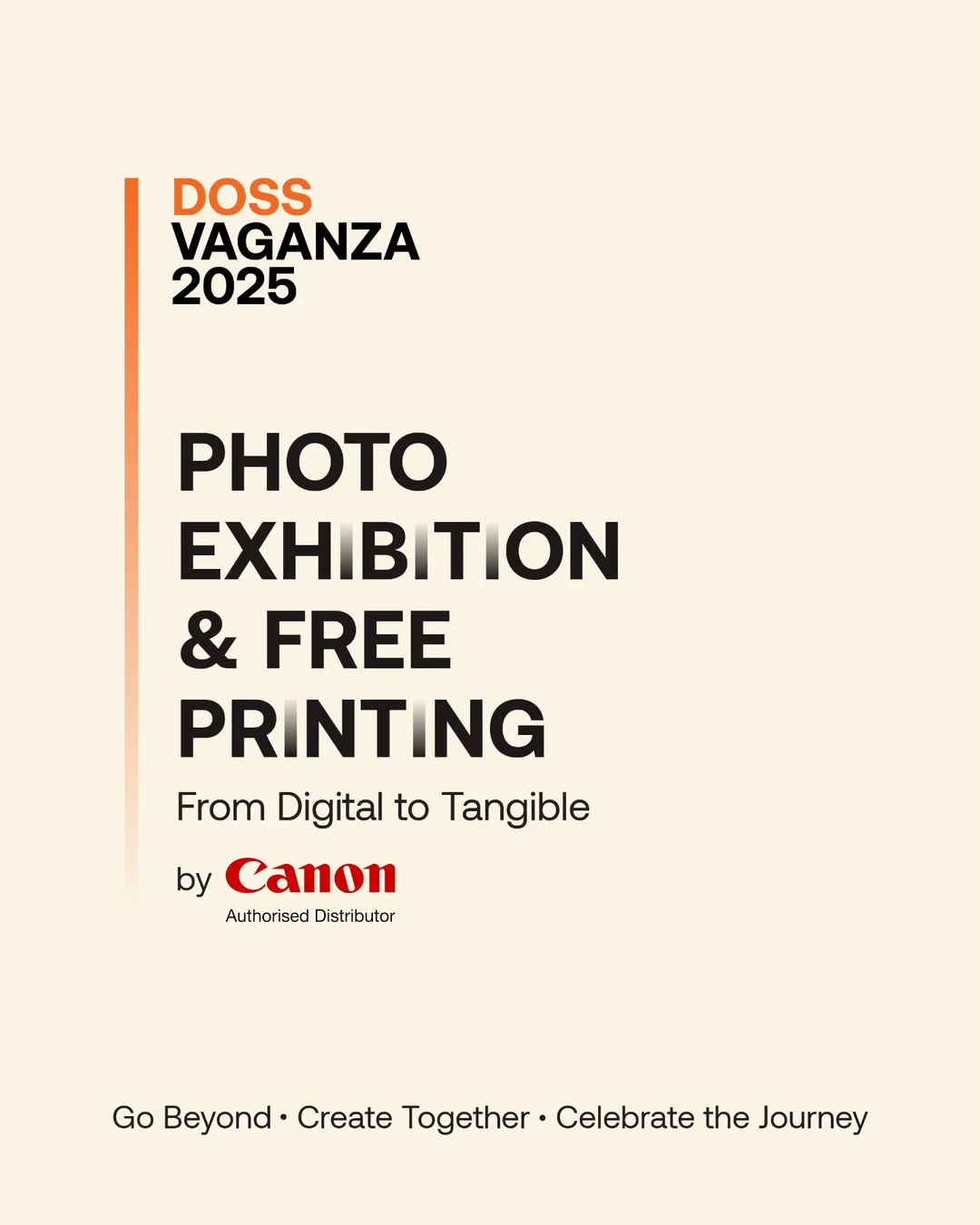 Photo Exhibition & Free Printing: Program Spesial DOSS Vaganza 2025 Bersama Canon Indonesia