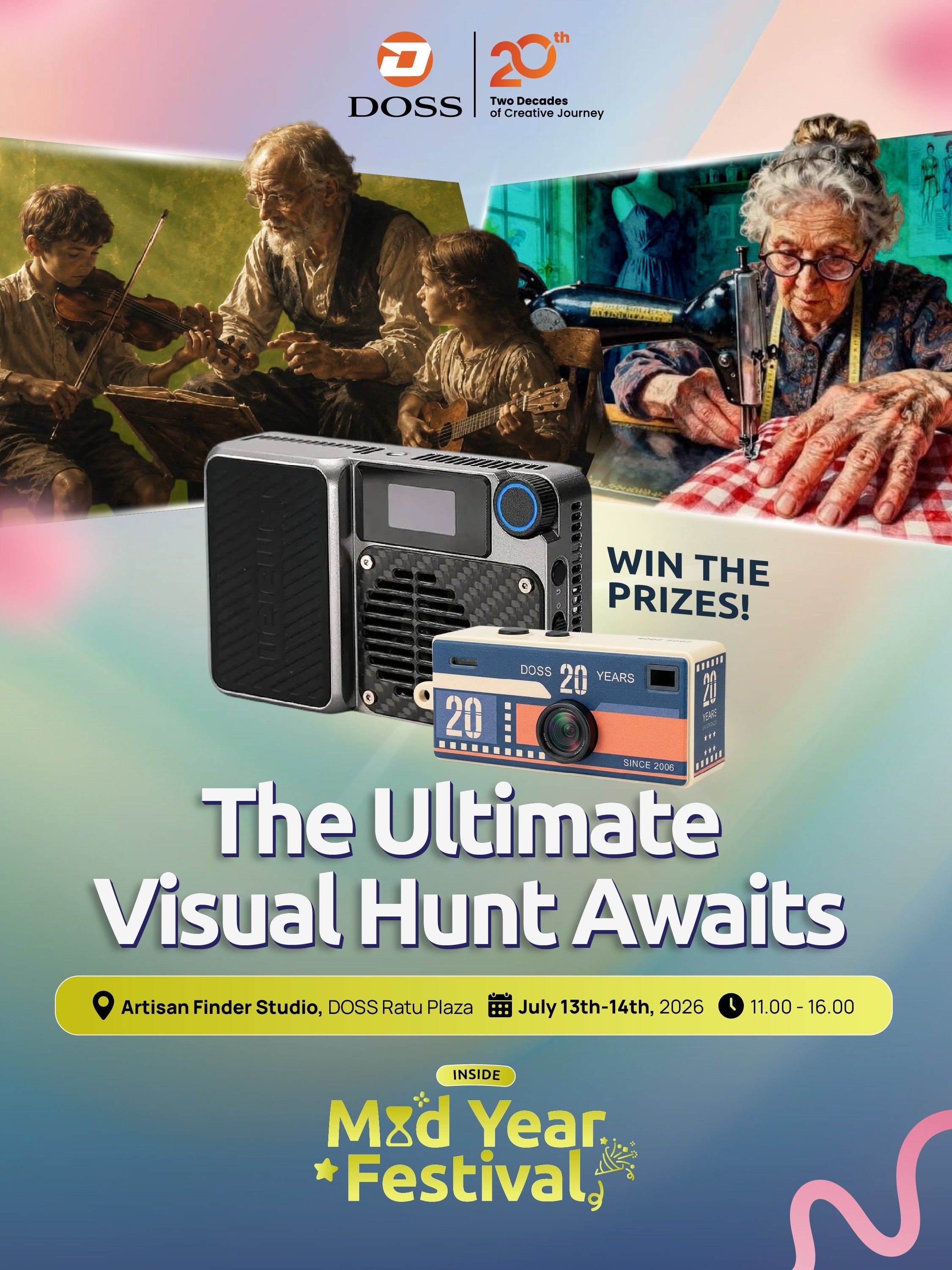Asah Insting Fotografimu di The Ultimate Visual Hunt: Mid Year Festival DOSS! Menangkan Hadiah Menariknya