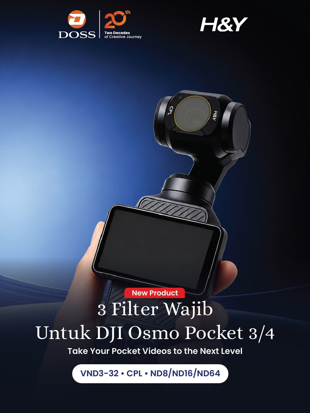 Ingin Video DJI Osmo Pocket 3 dan 4 Lebih Cinematic? Wajib Punya Filter H&Y Ini