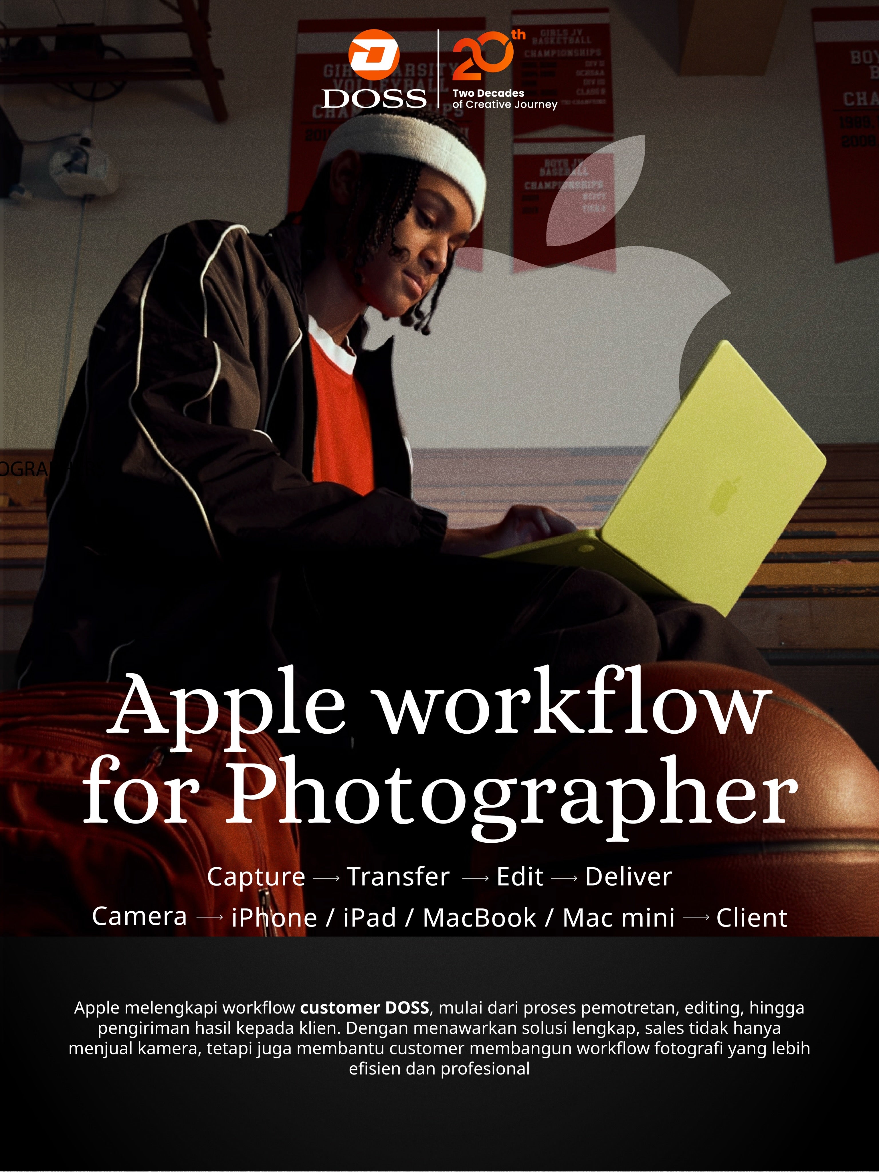 Produk Apple Resmi Hadir di DOSS, Satu Ekosistem untuk Seluruh Workflow Fotografimu