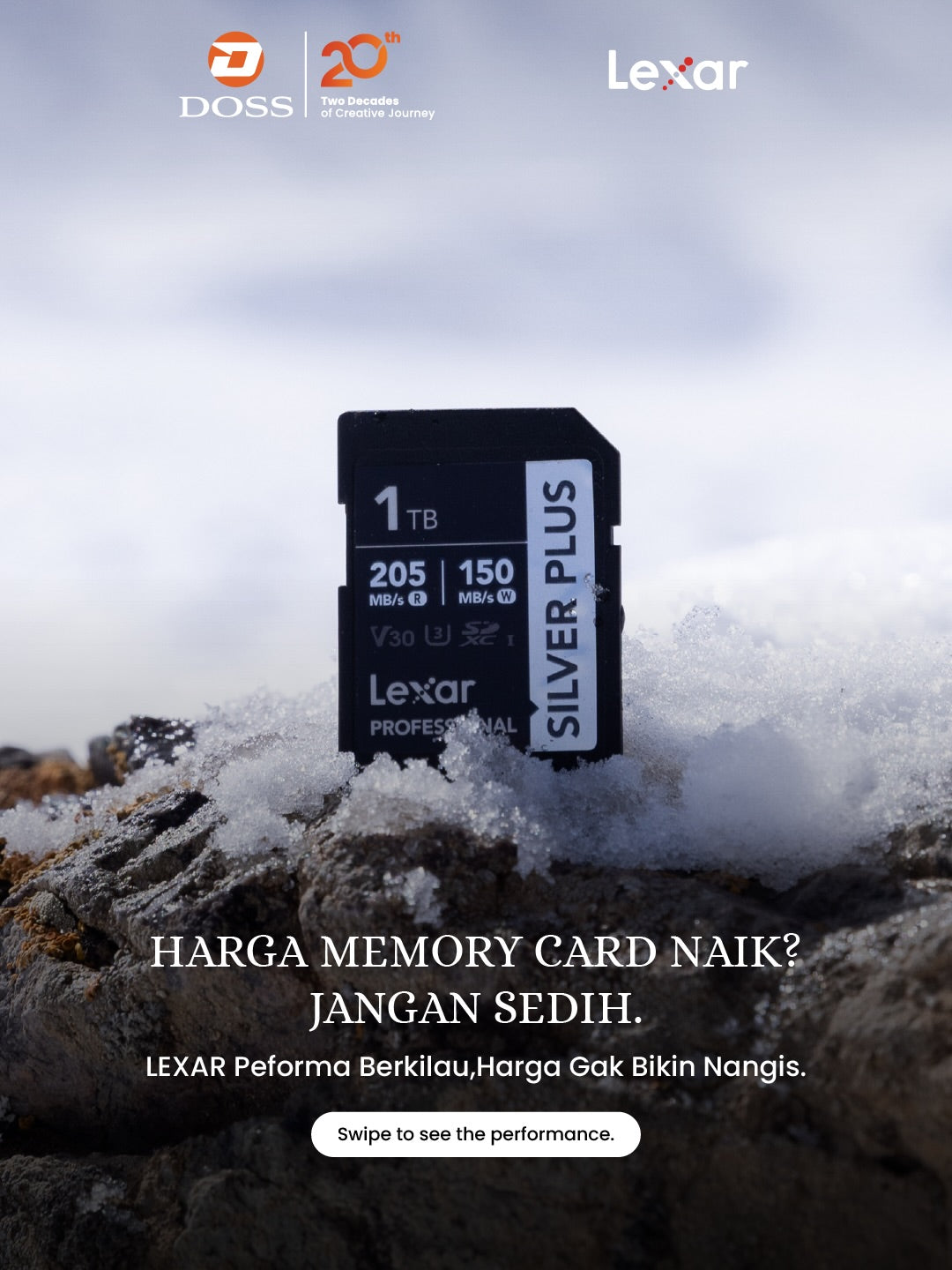 Lagi Cari Memori Gede tapi Pusing Harga Mahal? Lexar Professional SILVER PLUS Ramah Banget di Kantong