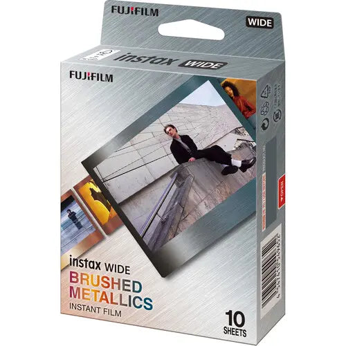 Fujifilm Instax Wide Brushed Metallics Instant Film 10 Sheet