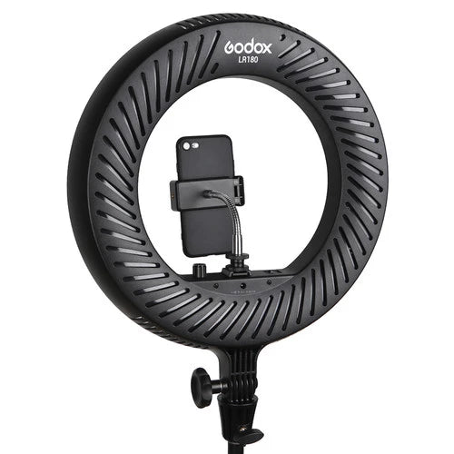 Godox LR180 Daylight Ringlight (Hitam)