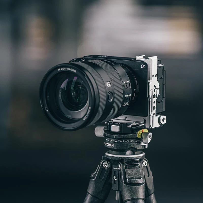 FALCAM F22&F38&F50 Quick Release Camera L-Bracket Silk Silver (FOR SONY ZV-E1) C00B3503W