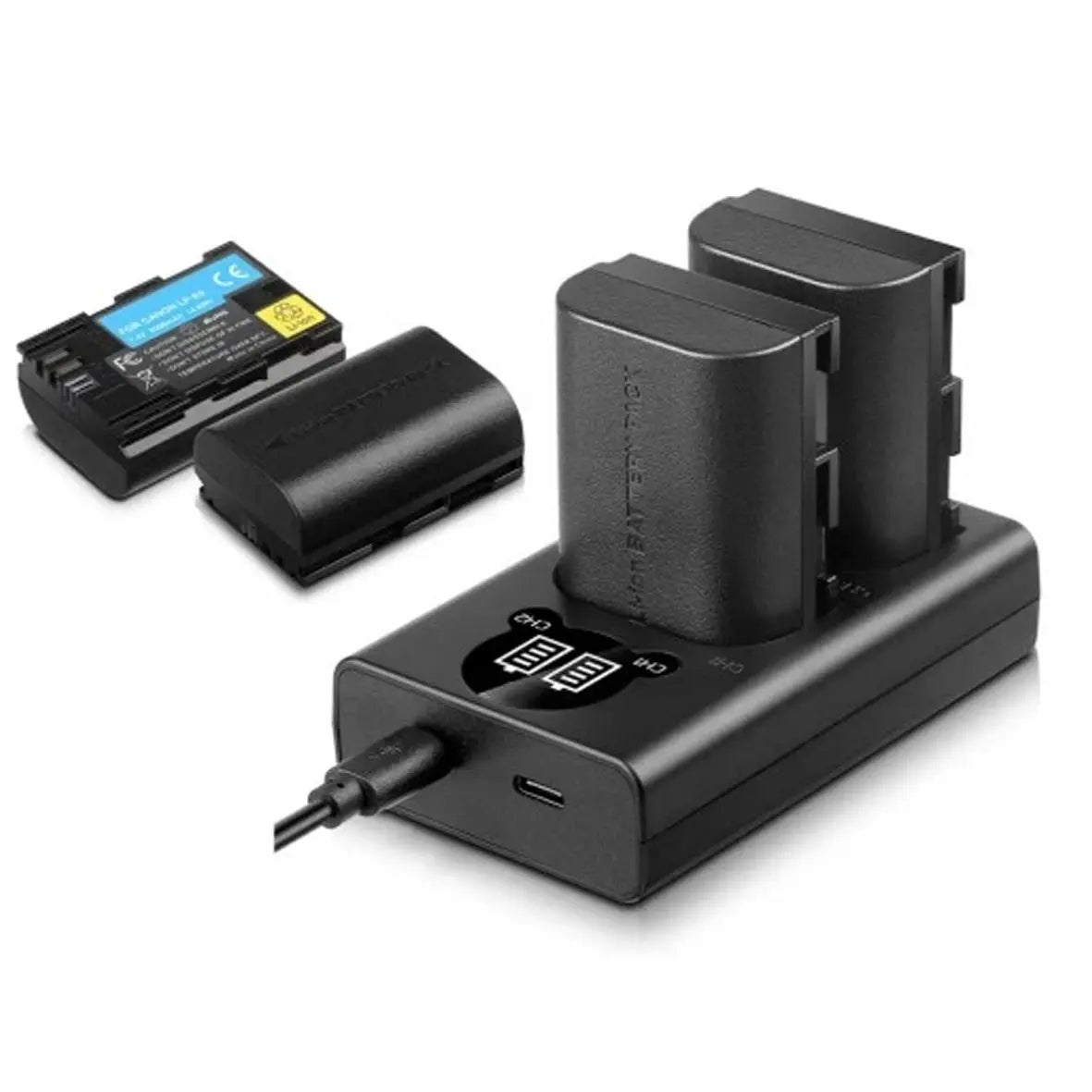 Avangarde Charger Kit LP-E6NH Battery and DL-LPE6 Charger