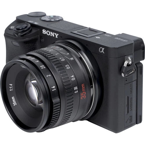 7Artisan 35mm F1.4 APS-C Sony E Black