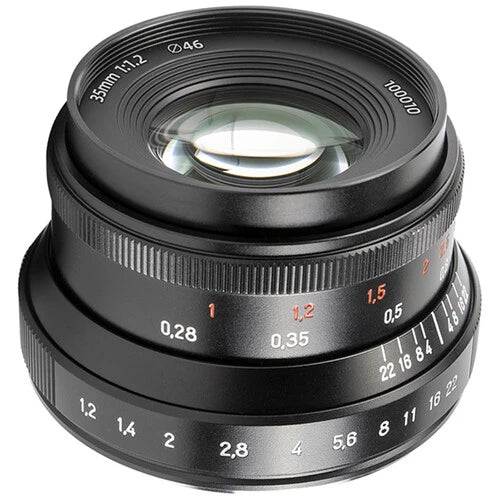 7Artisan 35mm F1.2 II Canon EOS-M Mount (Black)