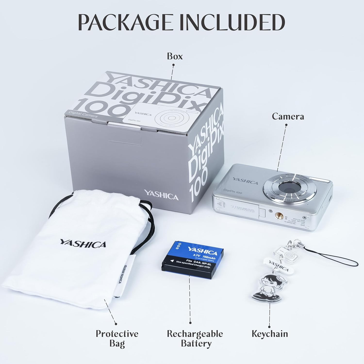 YASHICA DigiPix 100 (Silver) YAS-DG100P-SV