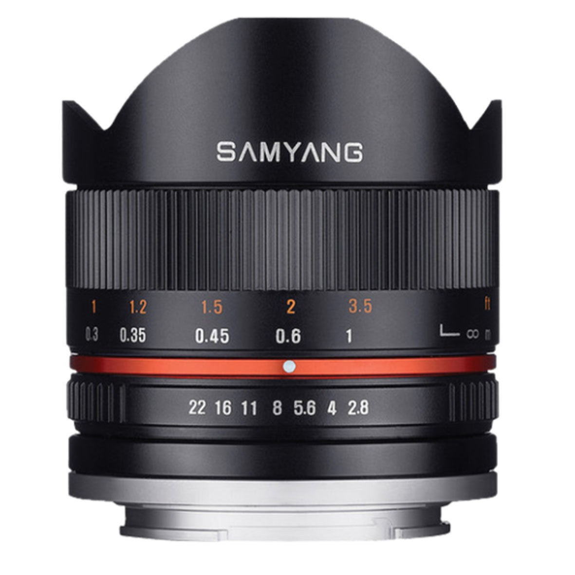 Samyang 8mm f2.8 UMC Fish-eye II for Fujifilm X (Black)