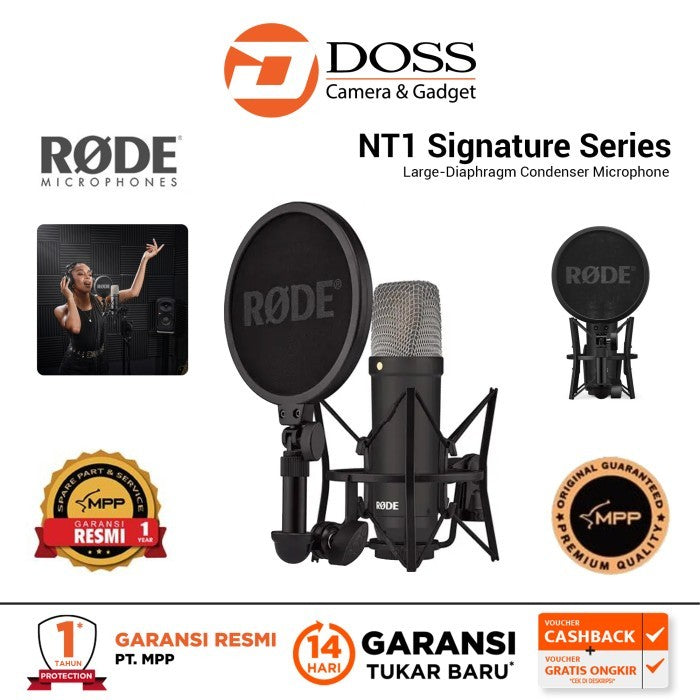 RODE NT1 Signature Series Large-Diaphragm Condenser Microphone