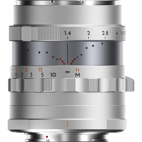 Thypoch Full-frame Photography Lens Simera 28mm f1.4 for Fujifilm X Mount-Silver