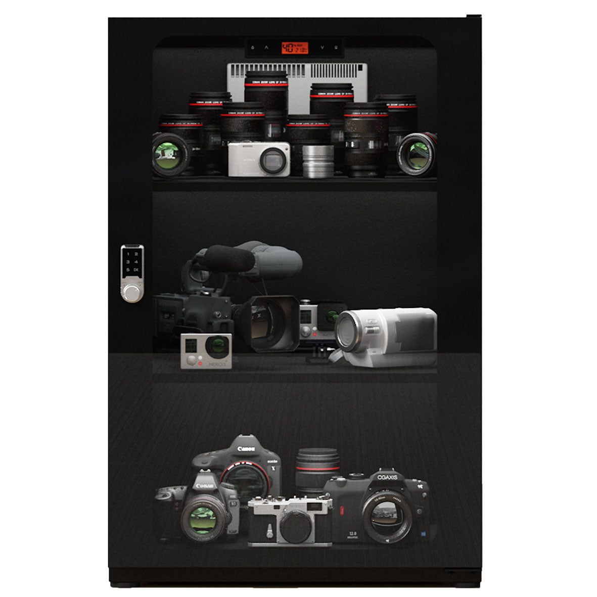 Avangarde AV-DT201D Electronic Dry Cabinet 181L Black