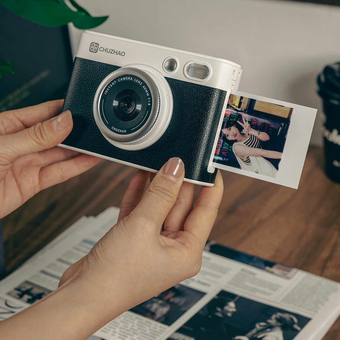 Chuzhao Instant Print Digital Camera D1-P (Black)