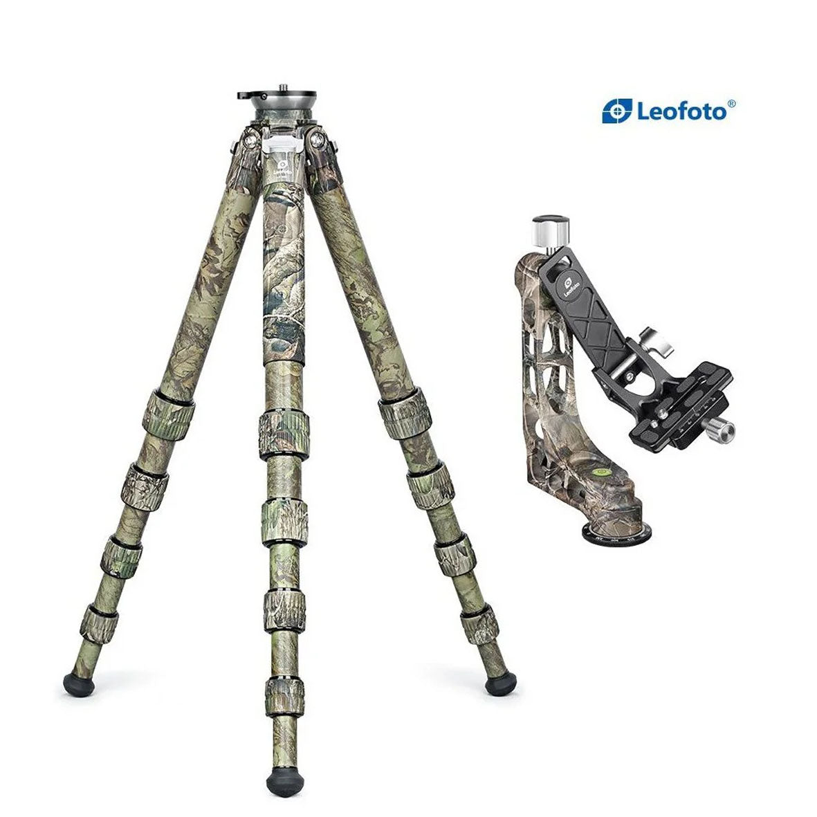 Leofoto LS365 with PG1 Tripod Full Camouflage Carbon Fiber with Gimbal Head