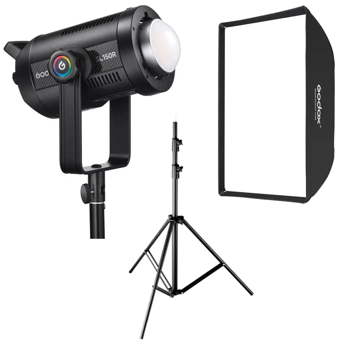 Godox Livestream Package - RGB (Godox SL150R + Lightstand 260T + SB-USW6090)