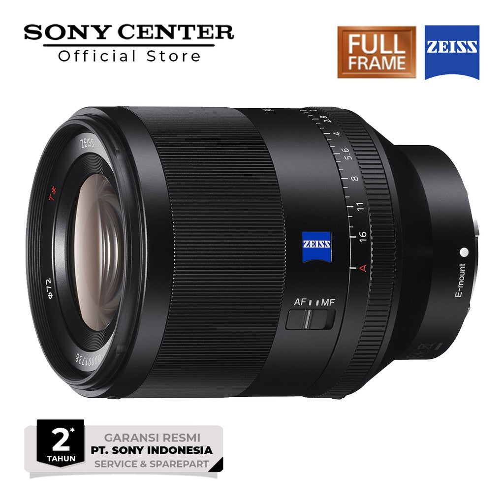 SONY FE 50mm F/1.4 PLANAR T* ZA Lensa Kamera ZEISS / SEL50F14Z