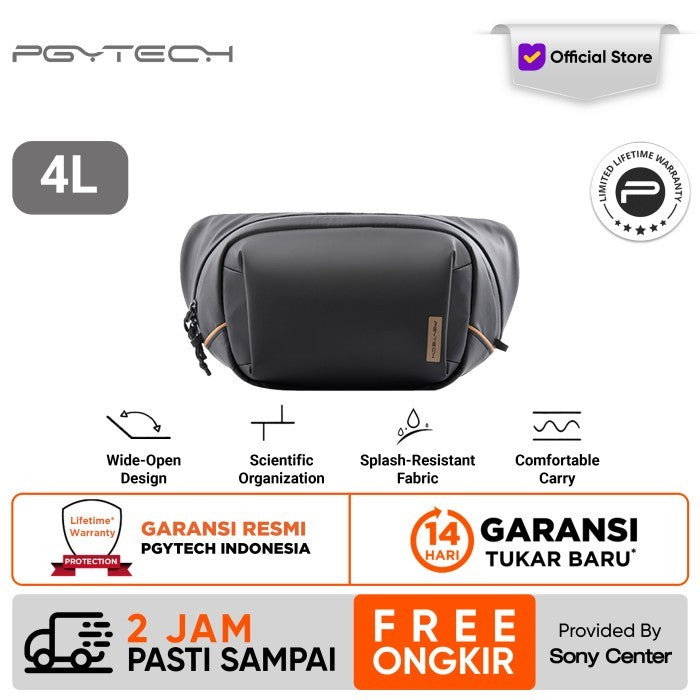 PGYTECH OneGo Solo V2 4L (Obsidian) P-CB-150 Camera Bag / Tas Kamera