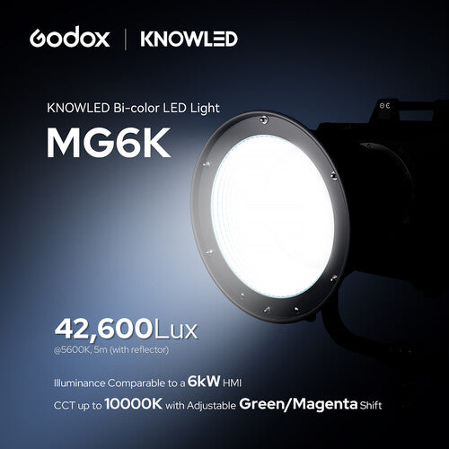 Godox KNOWLED MG6K Bi-Color LED Monolight Kit with Carry Bag