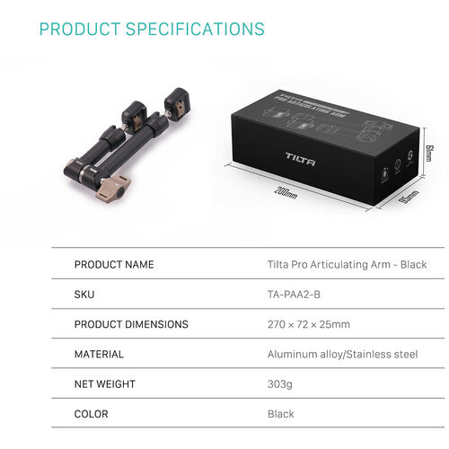 Tilta Pro Articulating Arm - Black