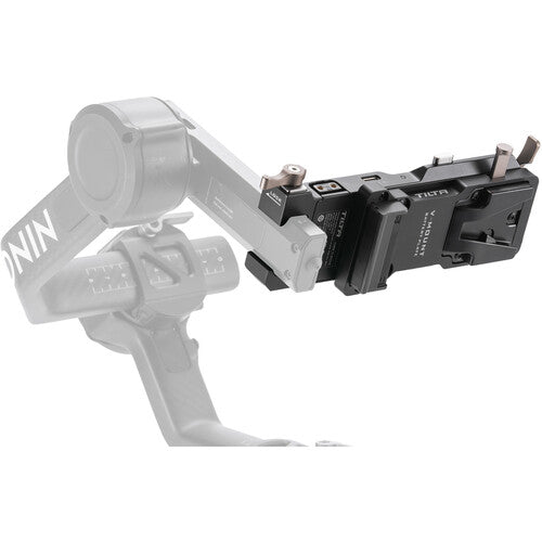 Tilta Battery Plate to DJI RS 4 Power Pass-through Plate Kit - V Mount TGA-PPK3-V