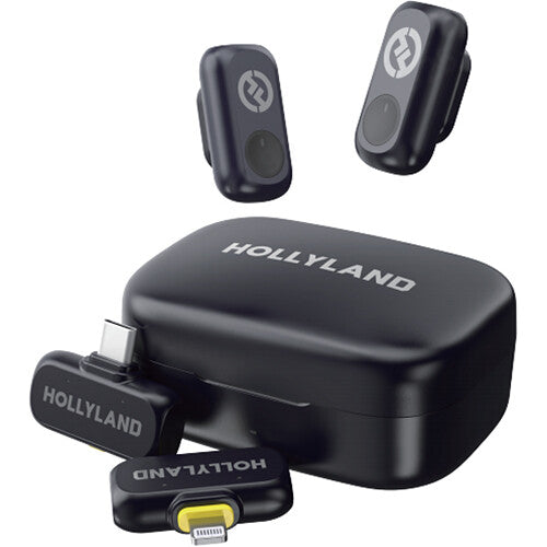 Hollyland Lark A1 Combo Gray Wireless Microphone System for Smartphone