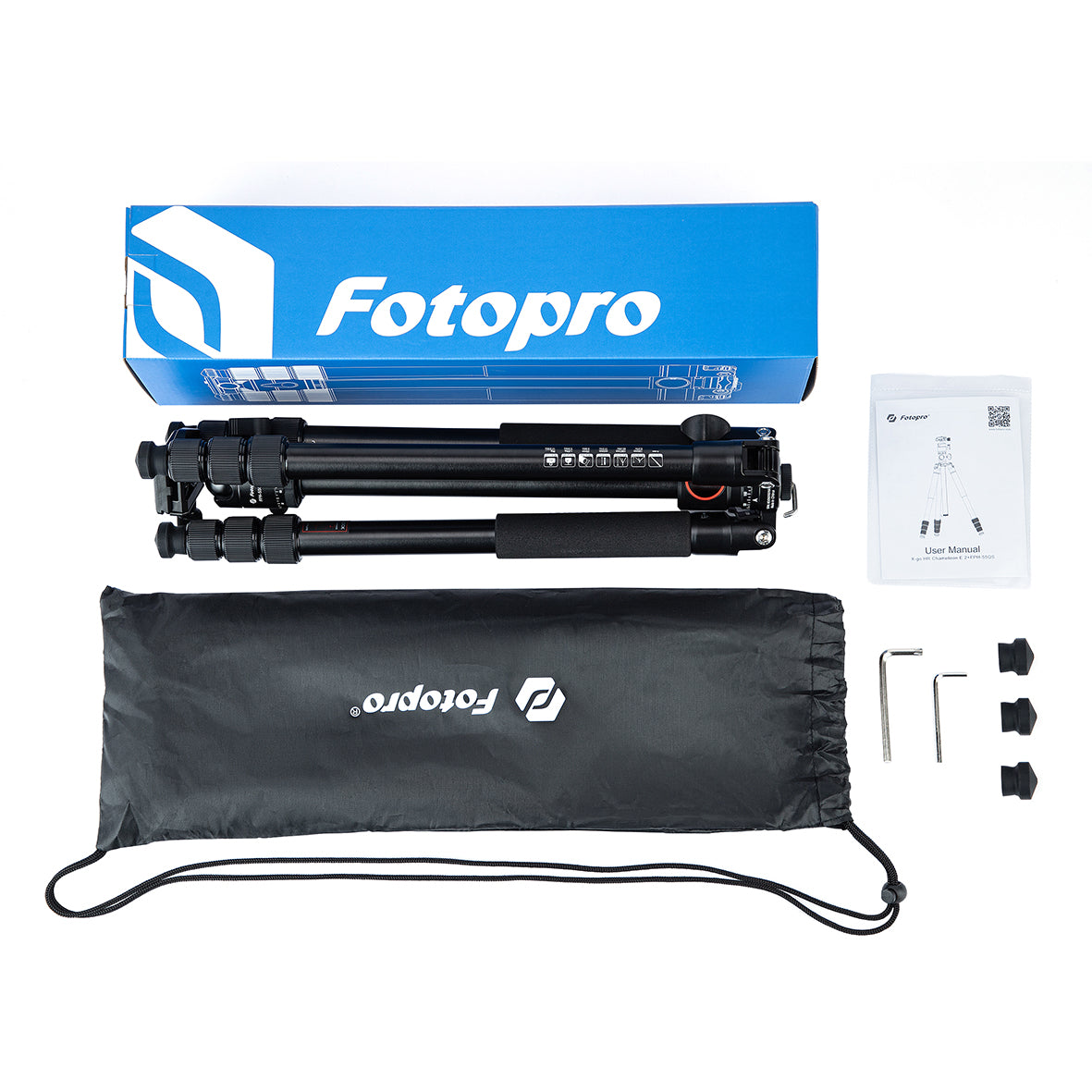 Fotopro X-Go HR Chameleon E2 (4 in1 tripod) With 3Ch phone holder