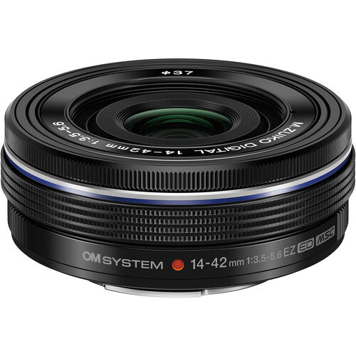 OM SYSTEM M.ZUIKO DIGITAL ED 14-42mm F3.5-5.6 EZ Lens (Black)