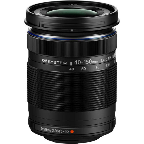 OM SYSTEM M.ZUIKO DIGITAL ED 40-150mm F4.0-5.6 R Lens (Black)