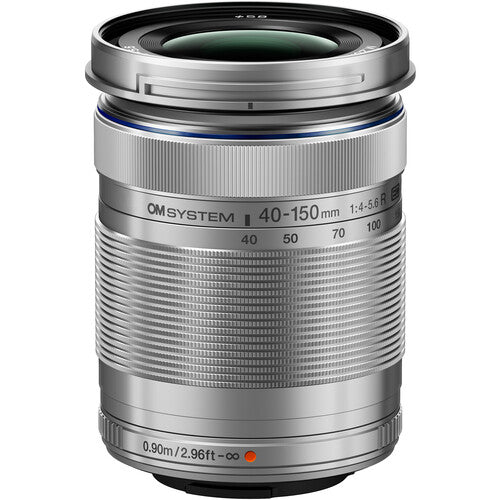 OM SYSTEM M.ZUIKO DIGITAL ED 40-150mm F4.0-5.6 R Lens (SIlver)