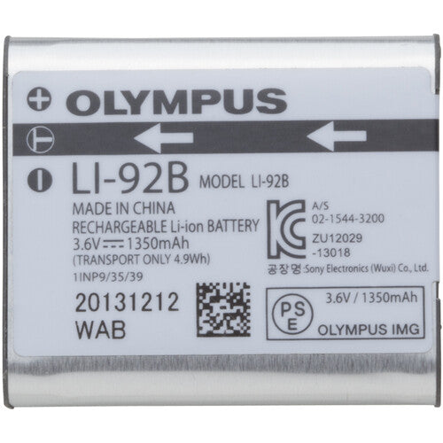 OM SYSTEM LI-92B Lithium Ion Rechargeable Battery