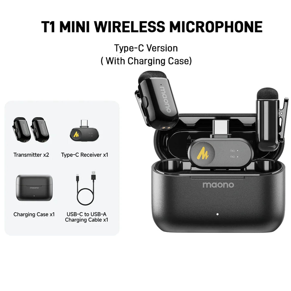 Maono Wave T1 Mini WM622 PC2 (Type-C)