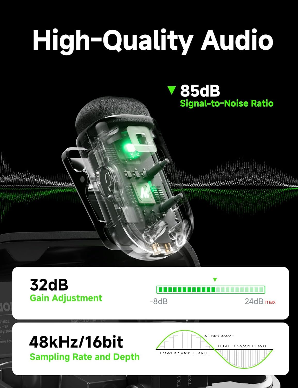 Maono Wave T1 Mini WM622 PBC2 (Type-C & Lightning)