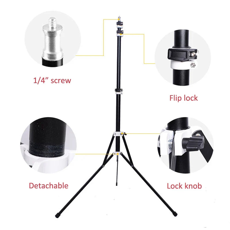Avangarde AV-RLS200D Reversible Lightstand with Detachable Center Column
