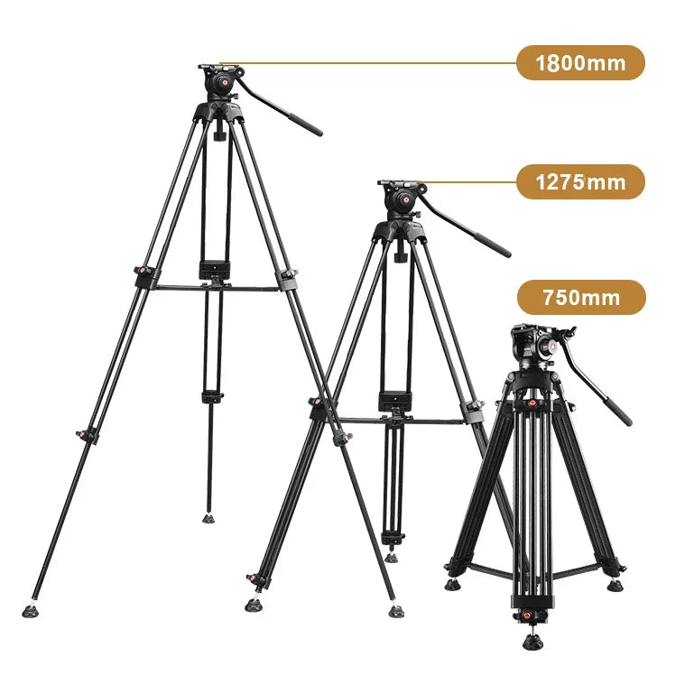 Avangarde AV-T180VS Video Tripod with Mid-level Spreader