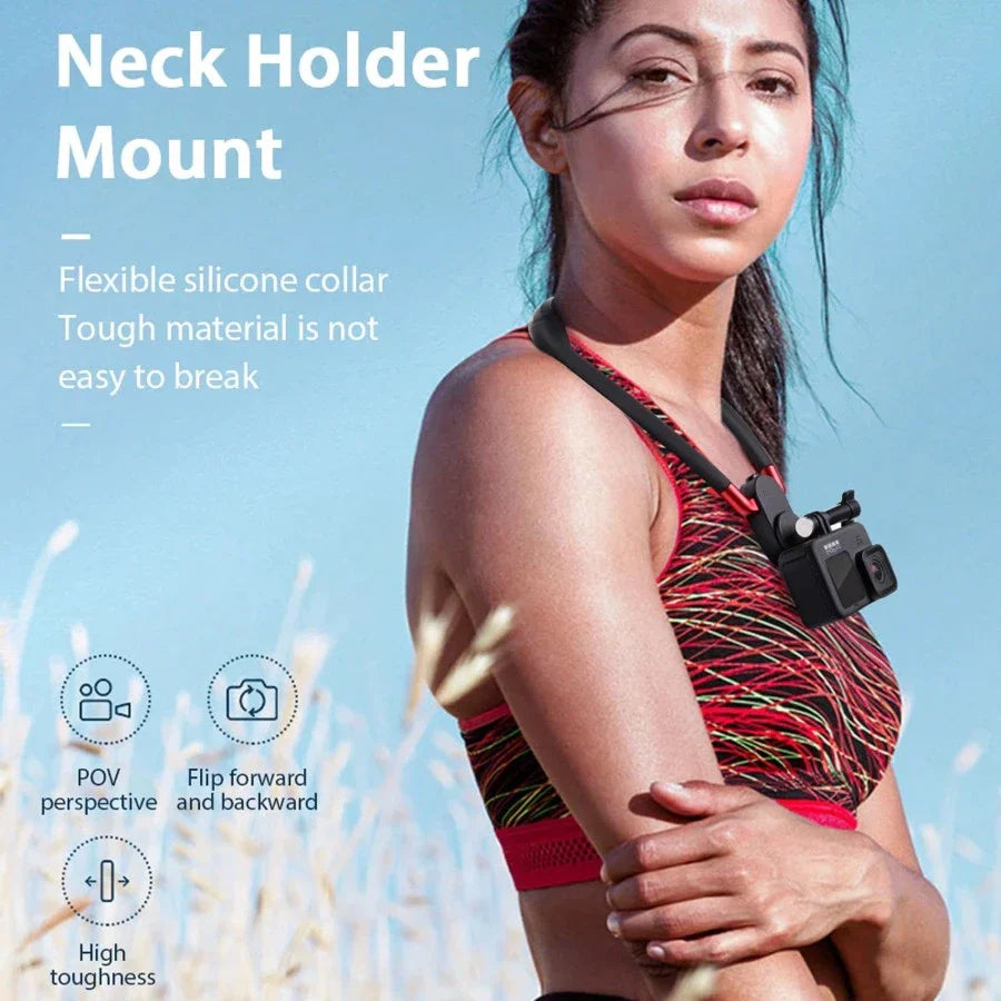 Avangarde Neck Hold Mount Strap Action Camera GoPro & Smartphone