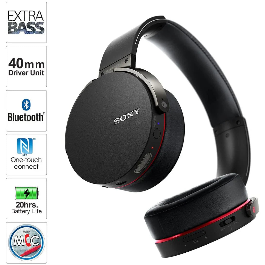 Sony MDR-XB950BT Extra Bass Headphone Wireless (Black)