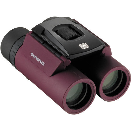 OM SYSTEM 8x25WP II Waterproof Binocular (Purple)