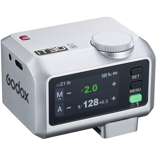 Godox iT30 Pro N Silver Mini Camera Flash For Nikon (Silver)