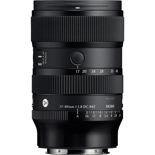 Sigma 17-40mm f/1.8 DC Art Lens (L-Mount)