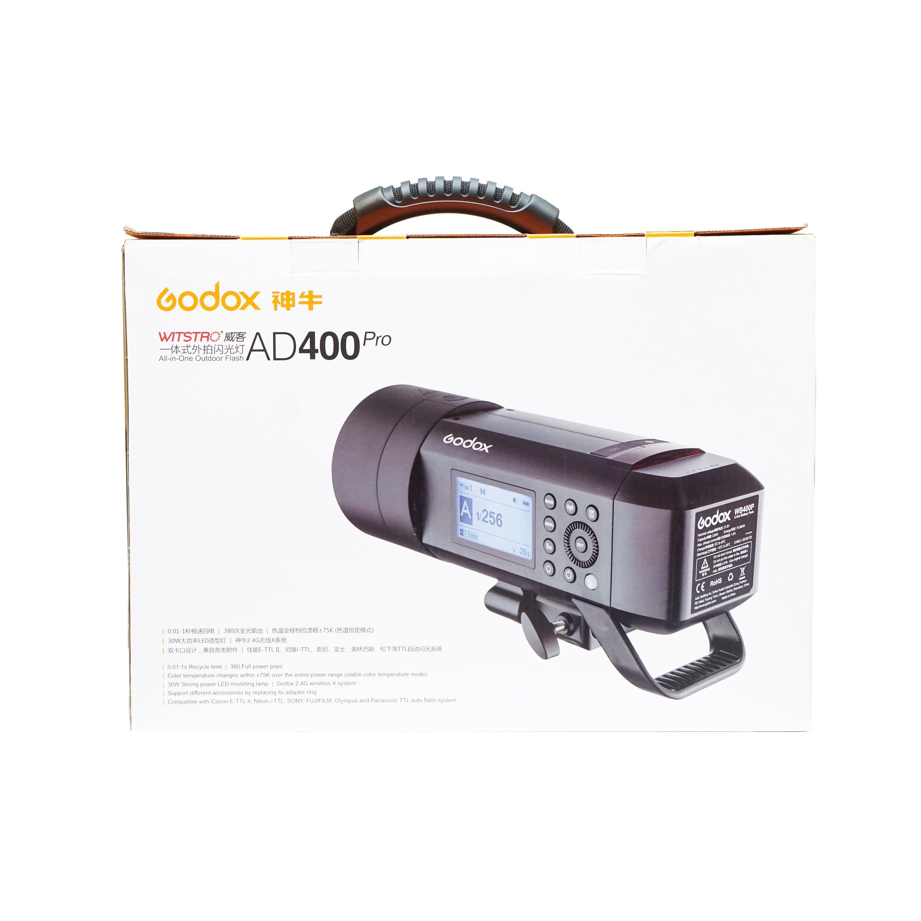 GODOX AD400PRO WISTRO ALL-IN-ONE OUTDOOR FLASH - SCORE 9