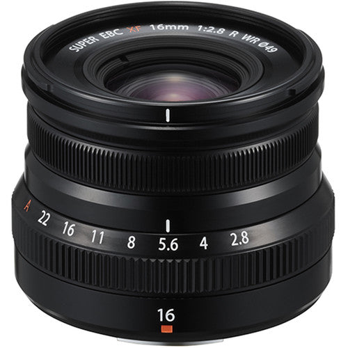 Fujifilm XF 16mm f2.8 R WR Lens (Black)