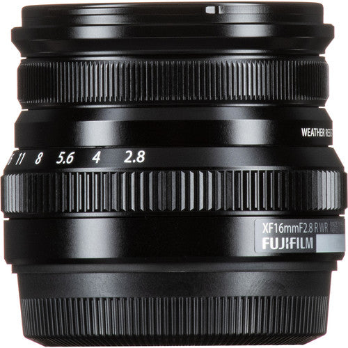 Fujifilm XF 16mm f2.8 R WR Lens (Black)