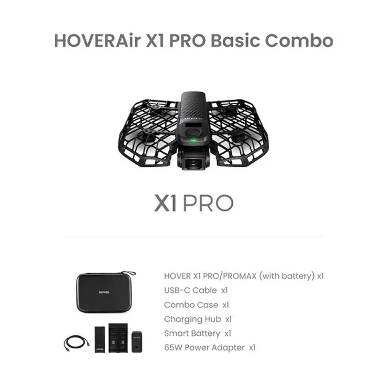 HOVERAir X1 PRO Basic Combo - Black