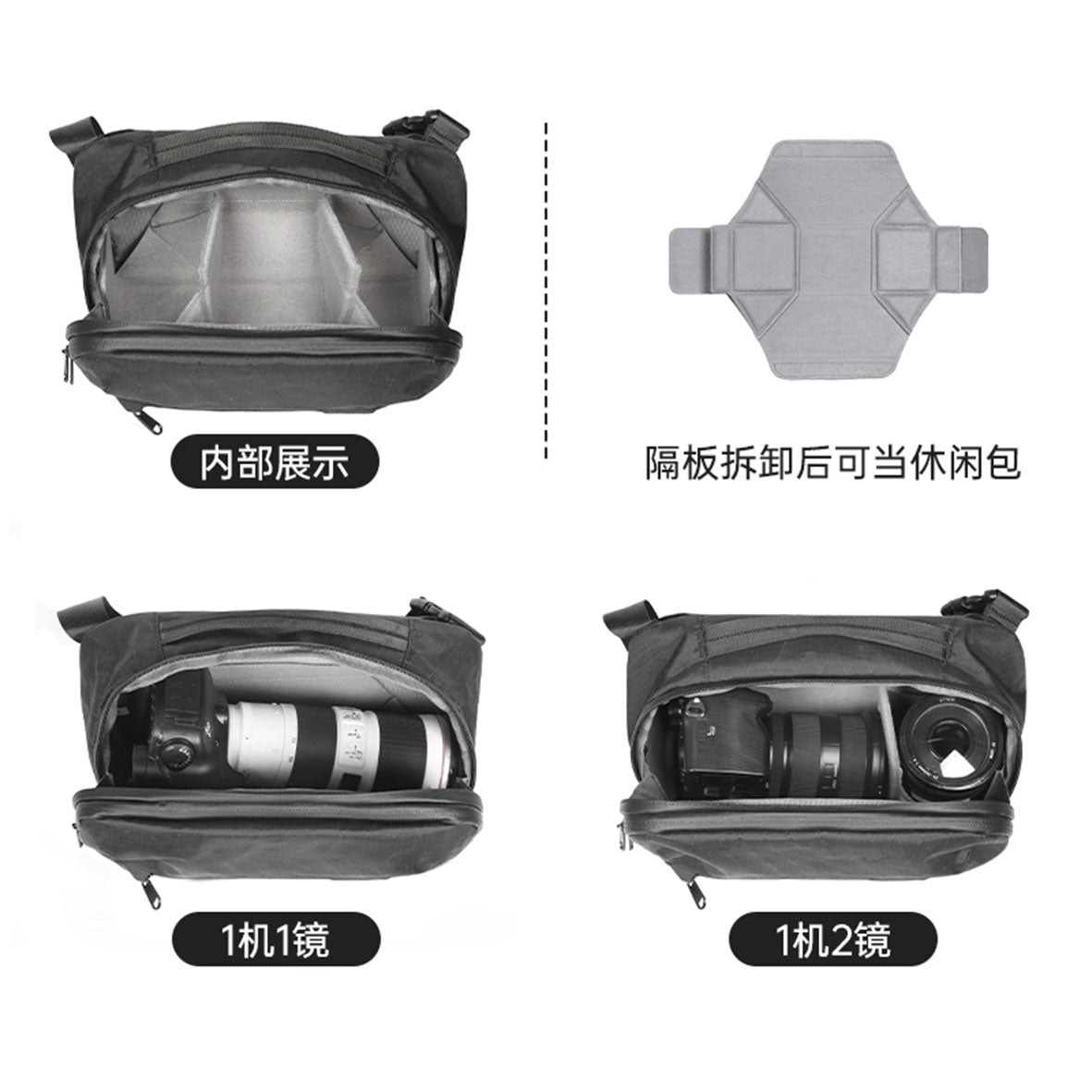 Avangarde Versa Sling Pro 6L Black