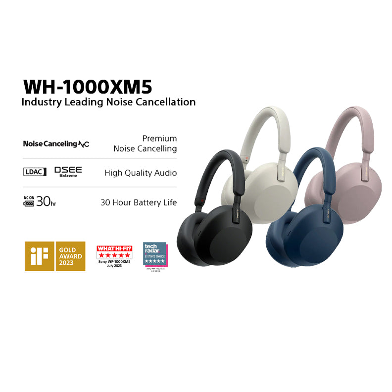 Sony WH-1000XM5 Noise-cancelling headphones