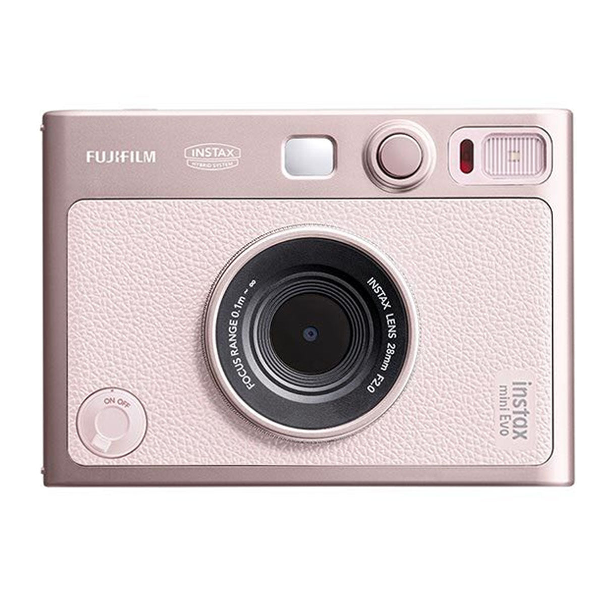 Fujifilm Instax Mini Evo Hybrid Instant Film Camera (Gentle Rose)